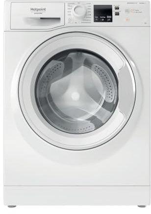 Hotpoint NFR428W IT Lavatrice Caricamento Frontale Vapore Igienizzante Antimacchia Partenza ritardata Capacita' di carico 8Kg Energetica C Centrifuga 1200 Giri/min Motore Inverter Bianco
