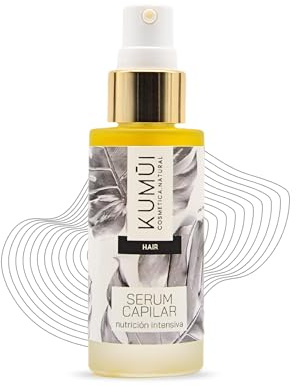 Kumui - Sérum capilar reparador - Tratamiento intenso hidratante - Aporta elasticidad y evita roturas - Antiencrespamiento no frizz ni puntas abiertas - aceite seco 100% natural ideal rizos - 30 ml