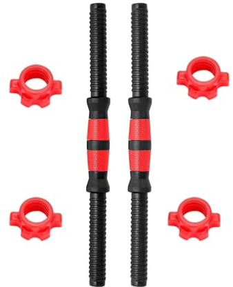Hantelstangen 40cm Kurzhantelstangen Set Stahl Gewichtheben Kurzhantelstangen Set Verstellbare Hantelstangen Kurzhantelstangen Set Hantelstangen Paar