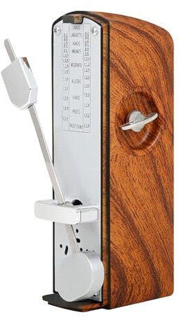 ONDIAN Metronom Mechanisches Metronom, Musikinstrument, Violine, Rhythmusmaschine für Gitarrenklavier (Farbe : Natural, Size : One Size)