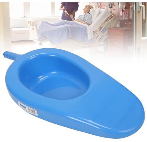 Padelle WC, Padella portatile per la casa Padella grande in plastica facile da pulire con manico per pazienti donna incinta anziani (Color : A)