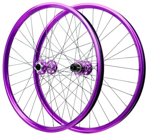LPYDWZ MTB Fahrrad Radsatz 26/27,5/29 Zoll, Aluminiumlegierung Scheibenbremse 32 Loch Fahrradfelge 4 Abgedichtete Lager Steckachse 148mm for 8-12 Gänge 2050g(26 inch)