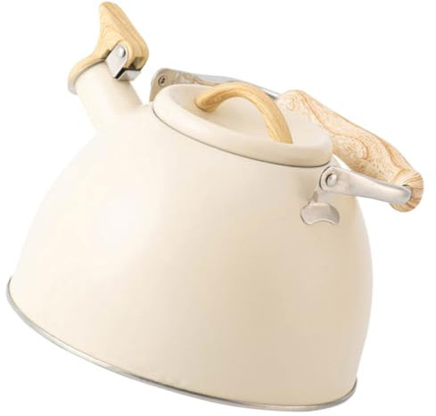 Cabilock Bouilloire Siffante Acier Inoxydable Bouilloire Ergonomique Pour Cuisine Et Camping Chauffage Rapide Résistante Chaleur Poignée Confortable