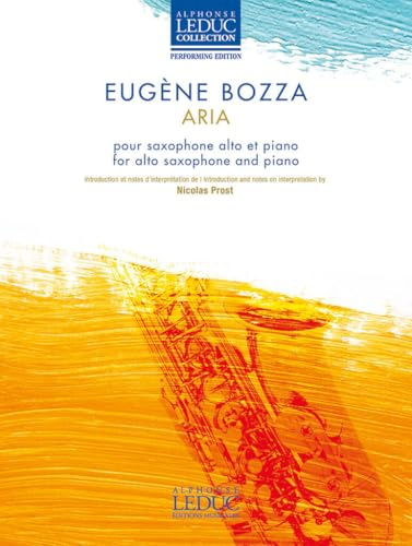 Aria. Altsaxophon mit Begleitung. Buch und Einzelstimme(n)