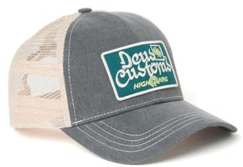 Deus Open Head Trucker Cap - Anthracite