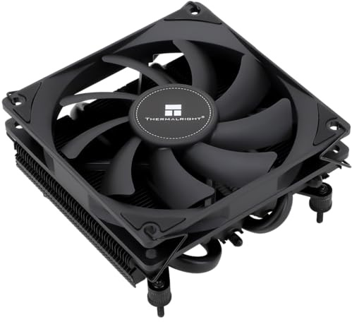TR-AXP90 X36 Black Low Profile CPU Cooler, 36mm Height, TL-9015B Slim PWM CPU Fan, AGHP Technology, Computer ITX CPU Heatsink Cooler, for AMD:AM4 AM5/Intel 1150/1151/1200/1700/1851