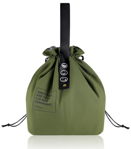 Hawdows Bolsa Térmica Porta Alimentos, 9L Bolsa de Almuerzo, Bolsa Isotermica de Almuerzo, Nevera Portatil para Alimentos Frutas, Genial para Playa,Picnic,Camping,Barbacoa - Verde