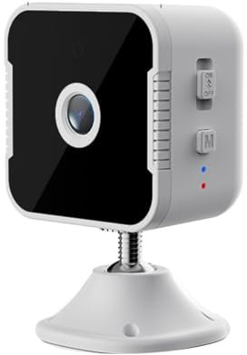 Pesderty Baby Monitor Monitoraggio Automatico Mini Telecamera WiFi 1080P Sorveglianza Domestica Intelligente Telecamera IP Wireless Audio Bidirezionale A Infrarossi Facile Installazione Facile da Usar