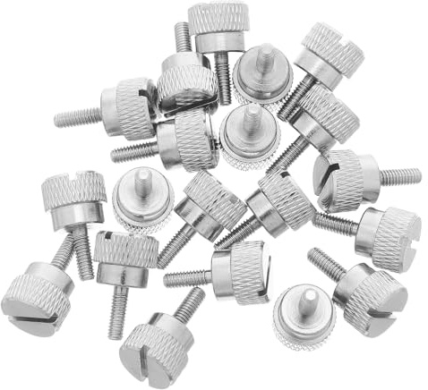 DIYEAH 20pezzi Viti Testa Zigrinata per Piedini Premistoffa Kit di Viti per Fissaggio di Aghi in Acciaio Parti di Ricambio per Macchine da Cucire Domestiche e Industriali