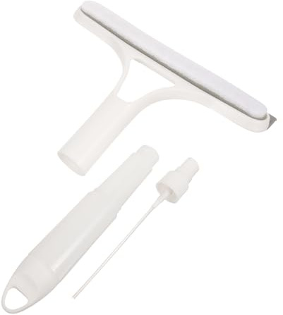 HIAKDOFT Escobilla Limpiacristales Multifuncional para Mamparas y Ventanas de Ducha Ligera y Ergonómica Resistente para Azulejos y Espejos Baños y Vehículos