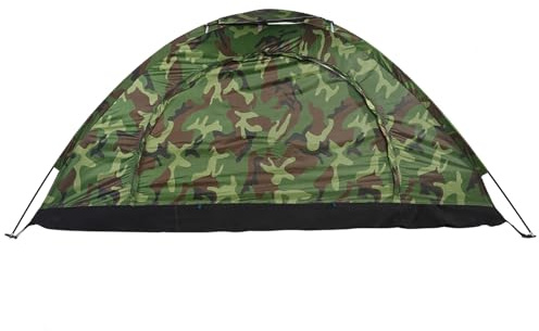 Hamwesh Camping -Zelt, Leichtes 1 -Person Zelt mit UV Proof Windschutzschutz für Rucksackwanderfestivals, Kuppelzelt für Easy Setup Im Freien