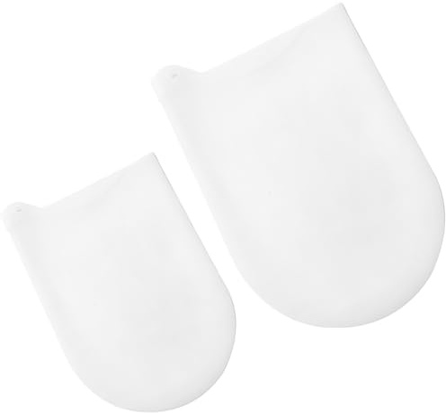 ROMISBABA Sacchetti da Pasticceria in Silicone Alimentare Antiaderente, Set 2 Pezzi Taglie S, Resistenti a 220℃ per Impastare Pasta Frolla e Gnocchi, Strumenti per Cucina Stile Casuale