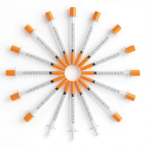 20 Stück 0.5 ml/cc Dosierwerkzeug 30G (0,3 x 8 mm), einzeln versiegelte Verpackung, Messwerkzeug zum Nachfüllen und Messen von Flüssigkeiten, Pflanzenbewässerung.