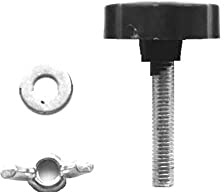 2 x Fittings for Garden Swing canopy frame Small Plastic & metal screw fittings (Black)