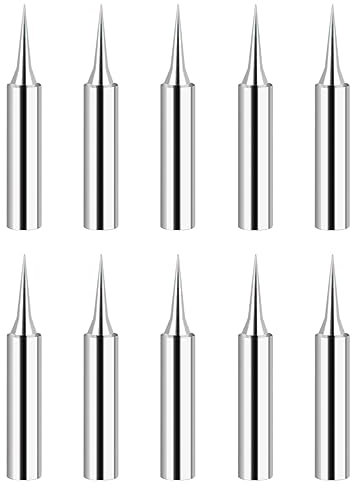 Punte di Saldatura, 10 Pezzi Punte per Saldatore Meccanico Punte per Microsaldatore X-Tronic Sostituibili, Serie 900m-T-I Punte di Saldatura per Stazioni di Saldatura 936 e 937