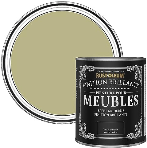 Rust-Oleum Green Furniture & Skirting Board Paint in Gloss Finish - Sage Green 750ml