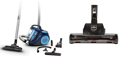 Rowenta Swift Power Cyclonic Home & Car RO2981 Aspirateur sans Sac, système cyclonique, réservoir 1,5 L, Brosse parquet, buse 2 en 1 pour Fentes & ZR902201 Brosse Maxi Turbo