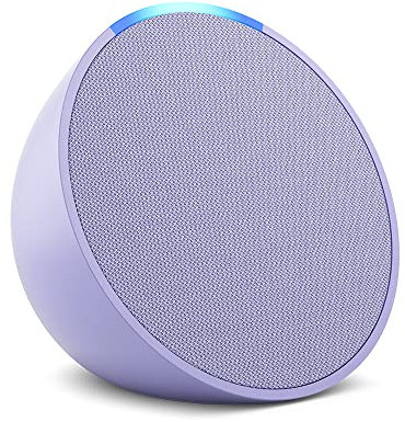 Echo Pop (Neueste Generation) | Kompakter und smarter Bluetooth-Lautsprecher mit vollem Klang und Alexa | Lavendel