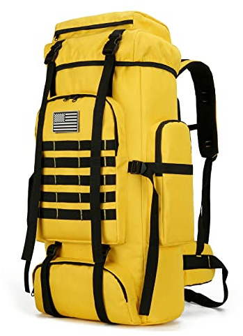 Wanderrucksack für Herren, 70 l/100 l, Camping-Rucksack, Militärrucksack, Molle-Rucksack, 3 Tage Assault Pack zum Klettern