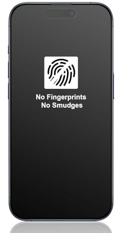 Xunzii Matt Full Screen Schutzfolie für iPhone 15 Pro 6,1für Panzerglas, 2 Stück Anti-Fingerabdruck Matte Folie, 9H Härte Tempered Glas Schutzglas, Blendschutz Displayschutzfolie