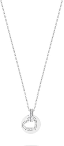 JETTE Damen-Kette 925er Silber, recycelt 51 Zirkonia