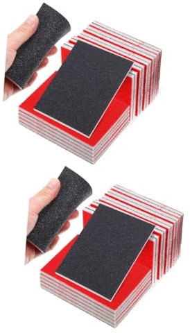 Gatuida 40pcs Sandpaper Grit Automotive Sandpaper Kit Sanding Pads Foam Sanding Blocks Fine for Car Paint Crafts