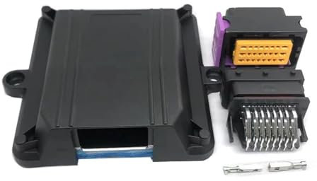 1 juego de 24 pines de plástico automotriz caja caja caja de motor GLP GNC conversión PCB controlador con conectores automáticos (caja con conector)