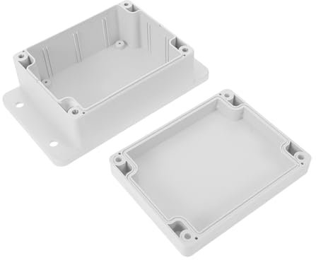 SHINEOFI Outdoor Lithium Battery Case Abs Plastic Junction Box for Outdoor Monitor Terminal Box Thick Ear