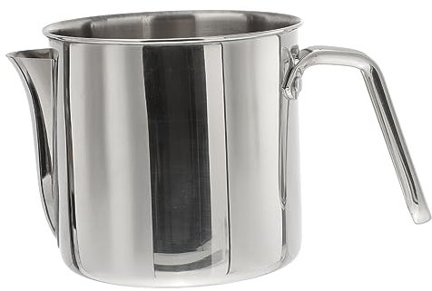 Mikinona Stainless Steel Oil Filter Soup Kettle Oil Drain Container for Kitchen Pan