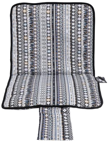 Generic Cojín de Asiento con Calefacción Portátil, Almohadilla de Silla con Calefacción Cojín Calentado Plegable de USB Colchón de Campamento con Alimentación para Deportes, Blanqueadores,