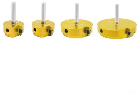 Kit alesatore per tubi in PVC con lame bilanciate 4 misure per sbavatura efficiente del programma 40 tubi in PVC CPVC e ABS compatibili con vari tipi di trapano
