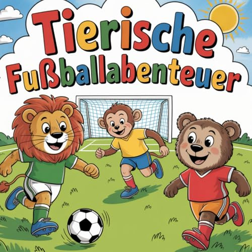 Malbuch Tierische Fußballabenteuer: 50 fröhliche Ausmalbilder für fußballbegeisterte kleine Künstler - Das perfekte Geschenk für Kinder ab 3 Jahre