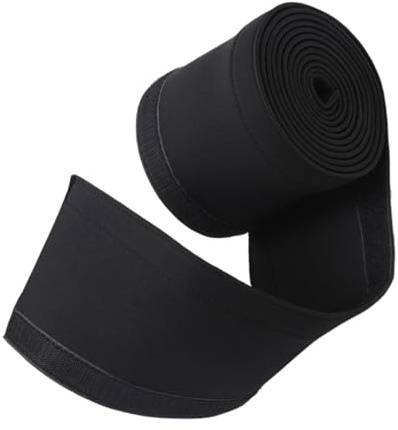 Kichvoe 2 Rolls Neoprene Cable Management Sleeve with Large Capacity Storage, Protective Cover for Cables and Data Lines, for Protecting and Pets, Black 1m Each