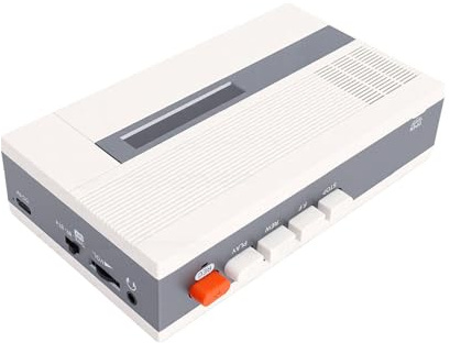 Annadue Lecteur de Cassettes Magnétophone Convertisseur de Bande vers Numérique Convertisseur de Bande Bluetooth Enregistreur de Portable Transmission et Réception Bluetooth