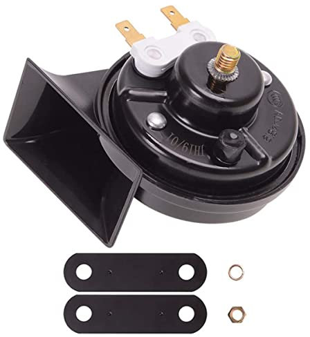 Evermotor Universal Loud Snail Horn for Car Truck Motorcycle 12V 500 Hz 118 db