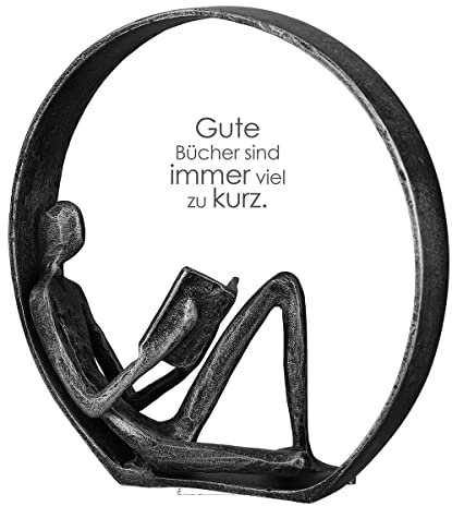 Casablanca - Figur, Skulptur, Dekofigur - Novel - Eisen - antik Silber - 19 x 17 cm