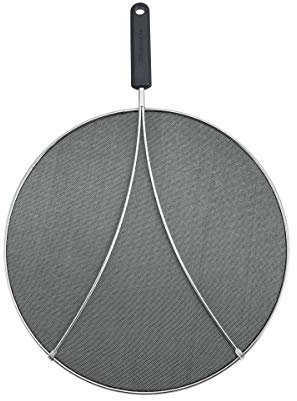 KitchenAid Gourmet Spritzschutz, geruchsabsorbierend, 33 cm, Schwarz