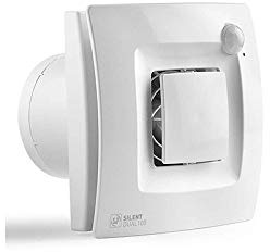 Unelvent Silent Dual 60m3/h - Aireador de flujo permanente, detección de presencia y humedad, 7 W permanente