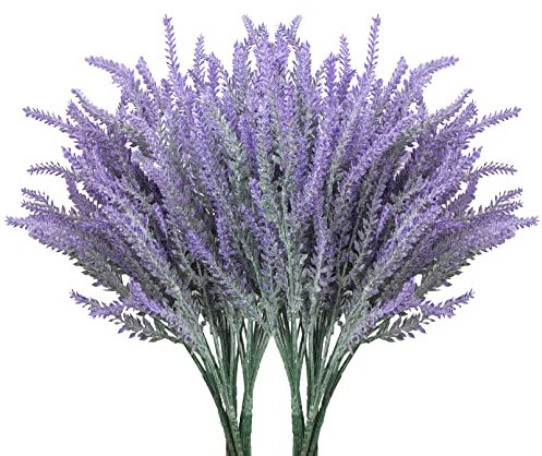 Ouddy Daily 10 Stück Künstliche Blumen, Simulation Lavendel, Künstlicher Lavendelstrauß Für Partys, Esstisch, Balkone Genutzt Werden MEHRWEG