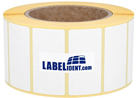 Thermoetiketten - 60 x 40 mm - 4.000 Thermodirekt Etiketten Eco selbstklebend auf Rolle, 76 mm Kern