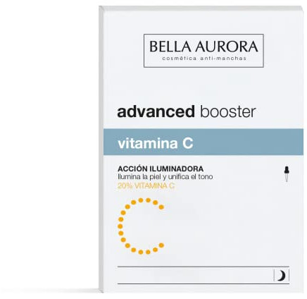 BELLA AURORA - Advanced Booster C 30ml, Vitamina C, Sérum Iluminador y Unificador, Antioxidante Facial, Booster Intensivo de Alta Concentración, Efecto Inmediato