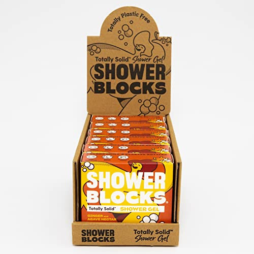 Solid Shower Gel Multi Packs (Ginger & Agave Nectar, 6 Pack)