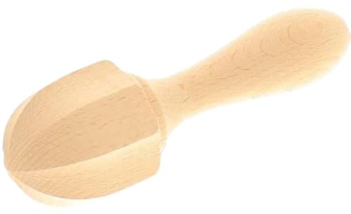 teemando® Presse-citron en bois de forme ronde 15 cm Presse-agrumes