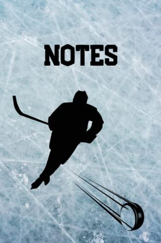 Eishockey: Notizbuch, 120 Seiten, liniert