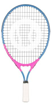 Racket Roots Rr Junior Racket 19 besaitet 185g Tennisschläger Blau - Pink Griffstärke 0