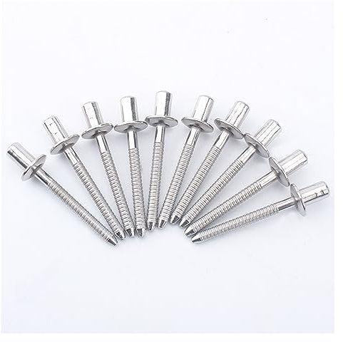 300 Stück M4,8 304 Edelstahl versiegelte Hohlnieten Blindnieten (Size : 4.8X20mm 300pcs)