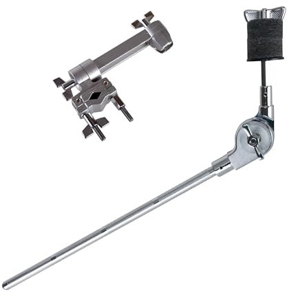 Fame Beckenhalter-Set, CH-2 + TC-4, Verchromt, Galgen & Klammer für Drums