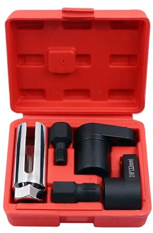 Sauerstoffsensorentfernungswerkzeug – Sauerstoffsensorschlüssel-Set, multifunktionales Sauerstoffsensor-Steckschlüssel-Set, passend für alle Fahrzeuge, Auto-Sauerstoffsensorschlüssel-Set