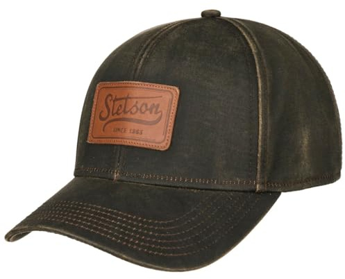 Stetson Leather Patch Cap Herren Sommer Winter