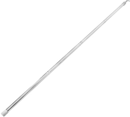 Cabilock Varilla Ajustable para Persianas y Cortinas Telescópica de Acero Inoxidable Varilla para Empujar Persianas y Cortinas para Terrazas Lofts y Zonas de Difícil Acceso para Mayores